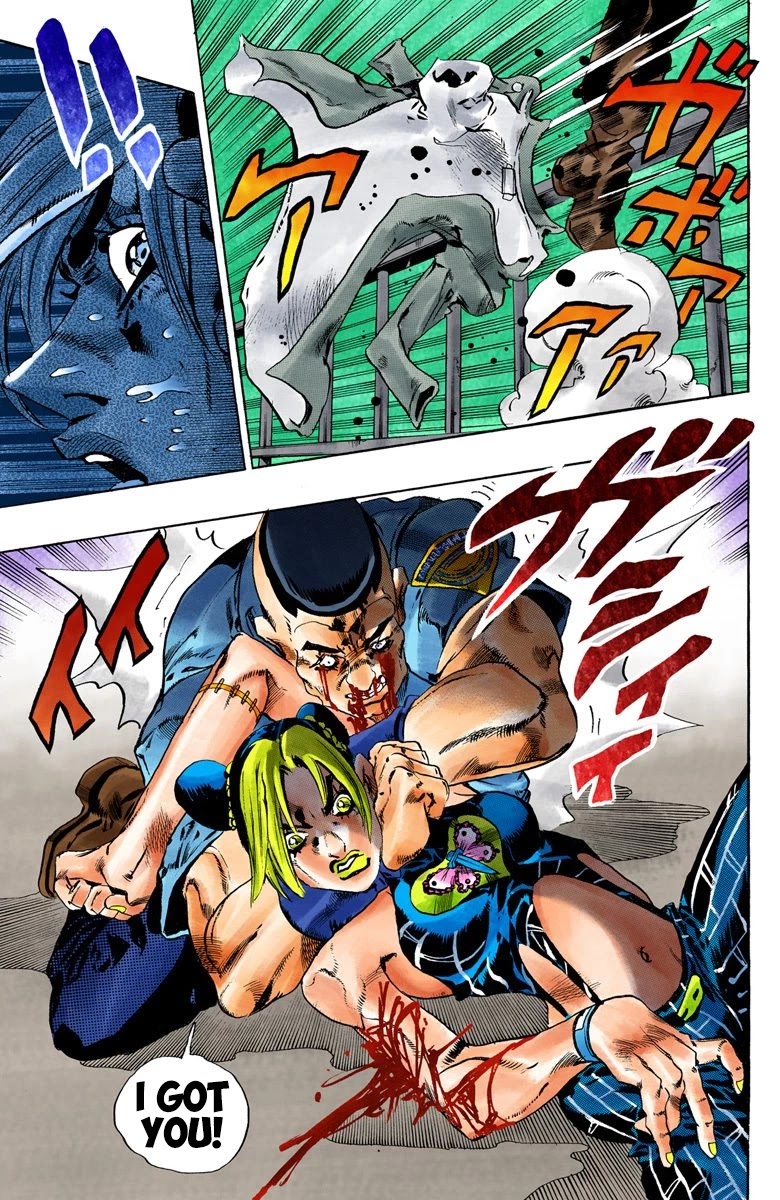 JoJo's Bizarre Adventure Part 6 - Stone Ocean (Official Colored) chapter 63 page 19