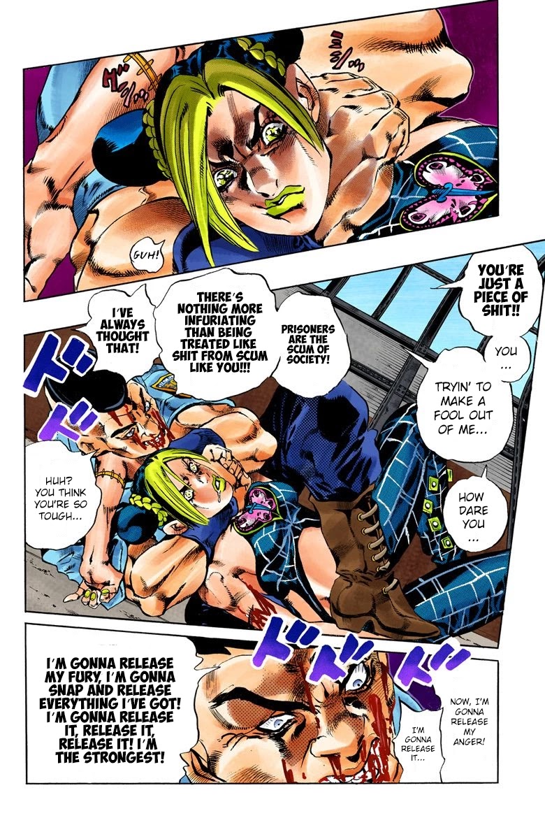 JoJo's Bizarre Adventure Part 6 - Stone Ocean (Official Colored) chapter 63 page 20