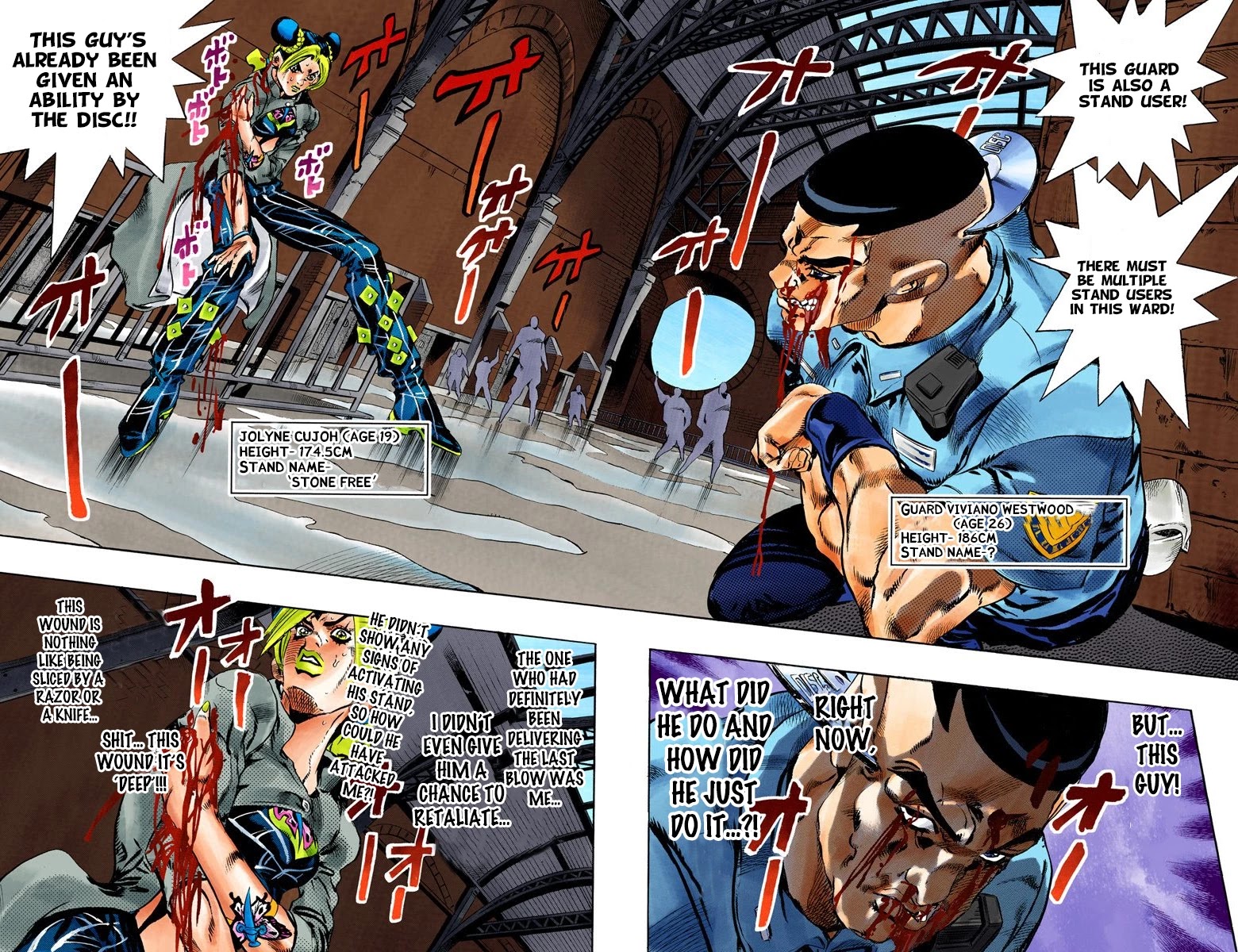 JoJo's Bizarre Adventure Part 6 - Stone Ocean (Official Colored) chapter 63 page 3