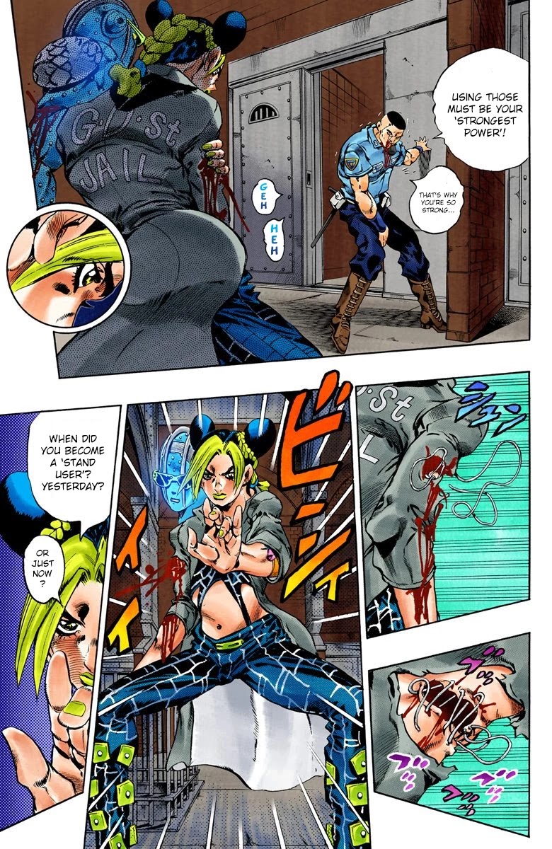 JoJo's Bizarre Adventure Part 6 - Stone Ocean (Official Colored) chapter 63 page 5