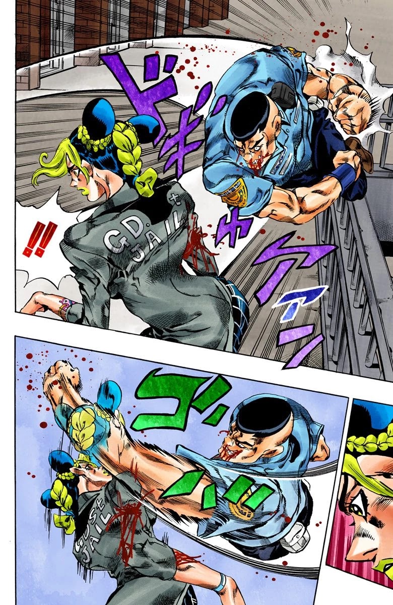 JoJo's Bizarre Adventure Part 6 - Stone Ocean (Official Colored) chapter 63 page 6