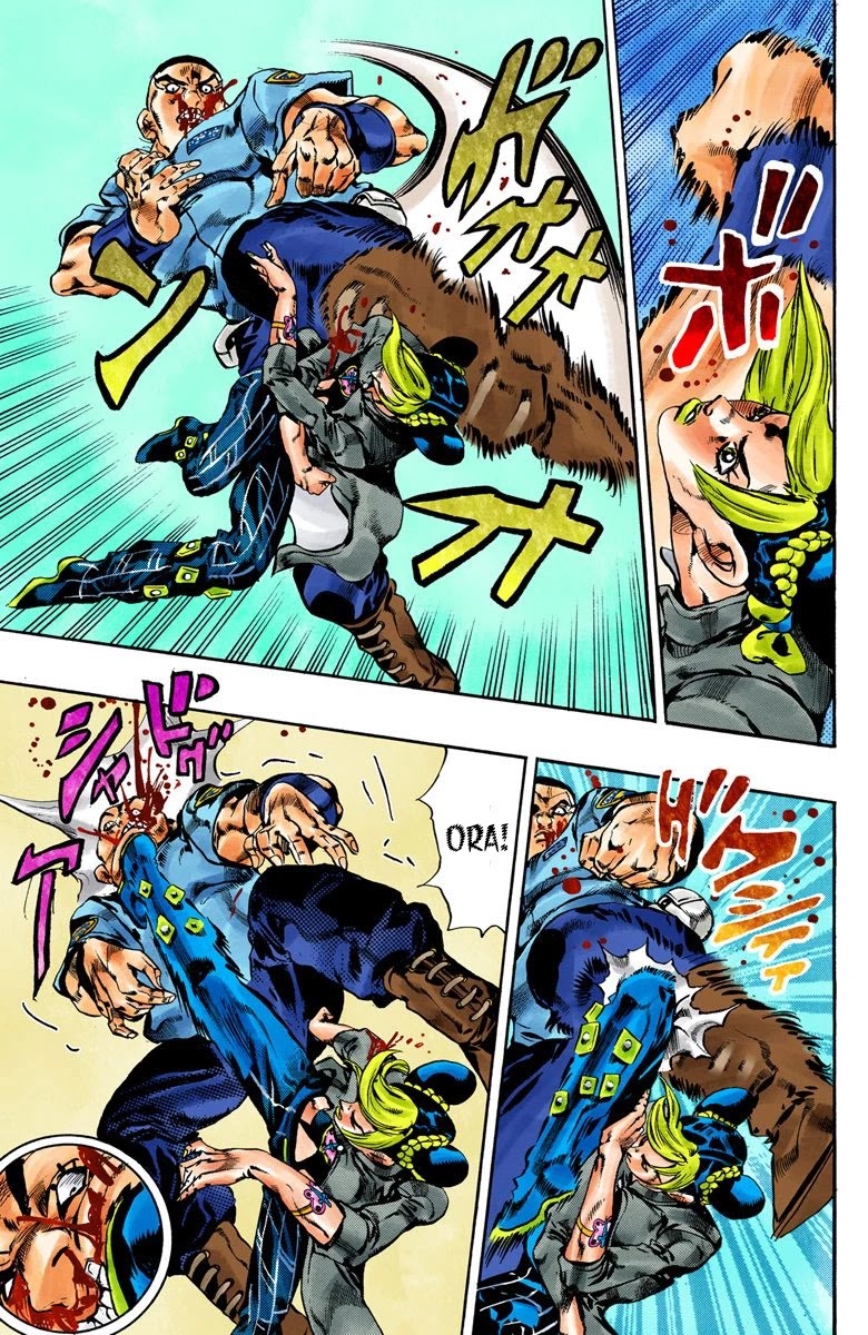 JoJo's Bizarre Adventure Part 6 - Stone Ocean (Official Colored) chapter 63 page 7