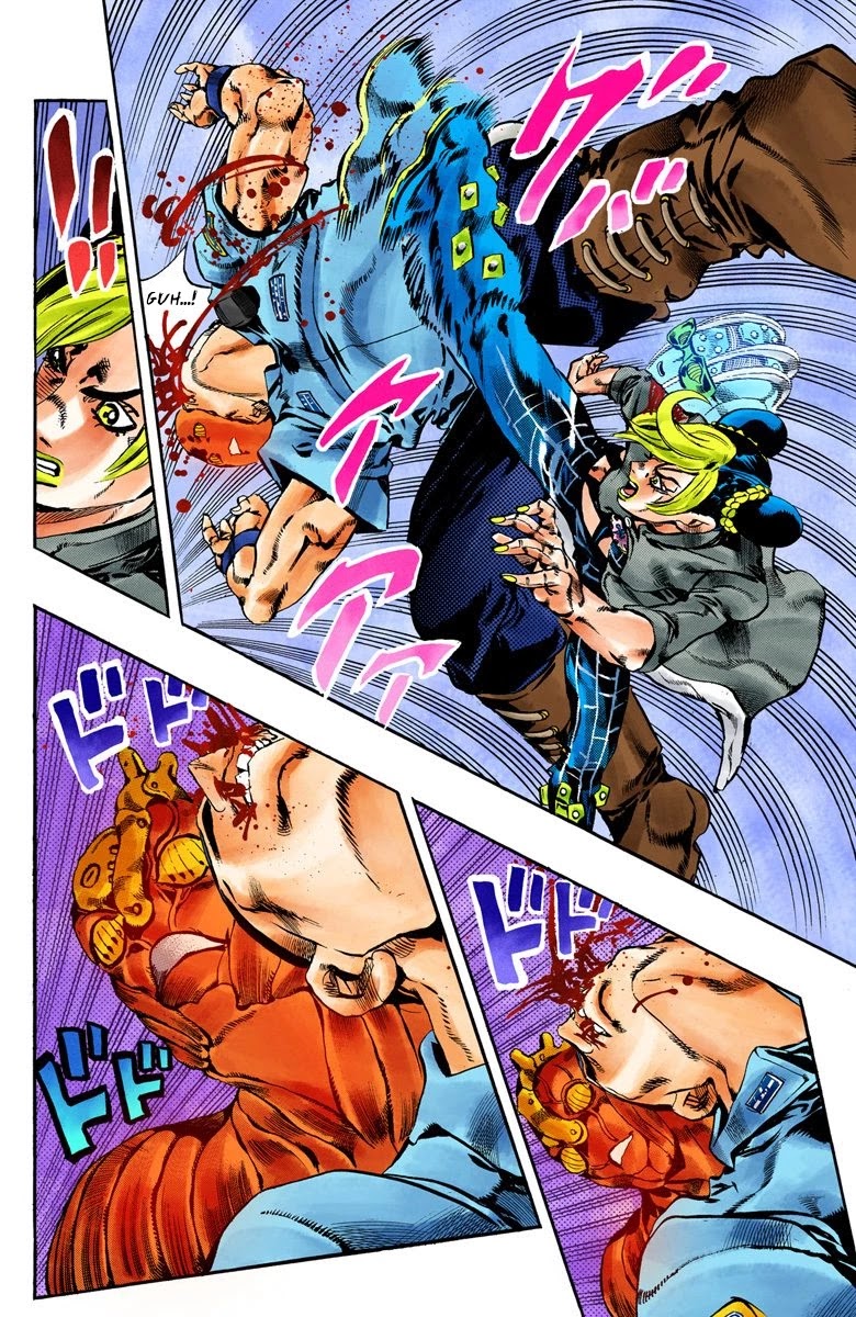 JoJo's Bizarre Adventure Part 6 - Stone Ocean (Official Colored) chapter 63 page 8