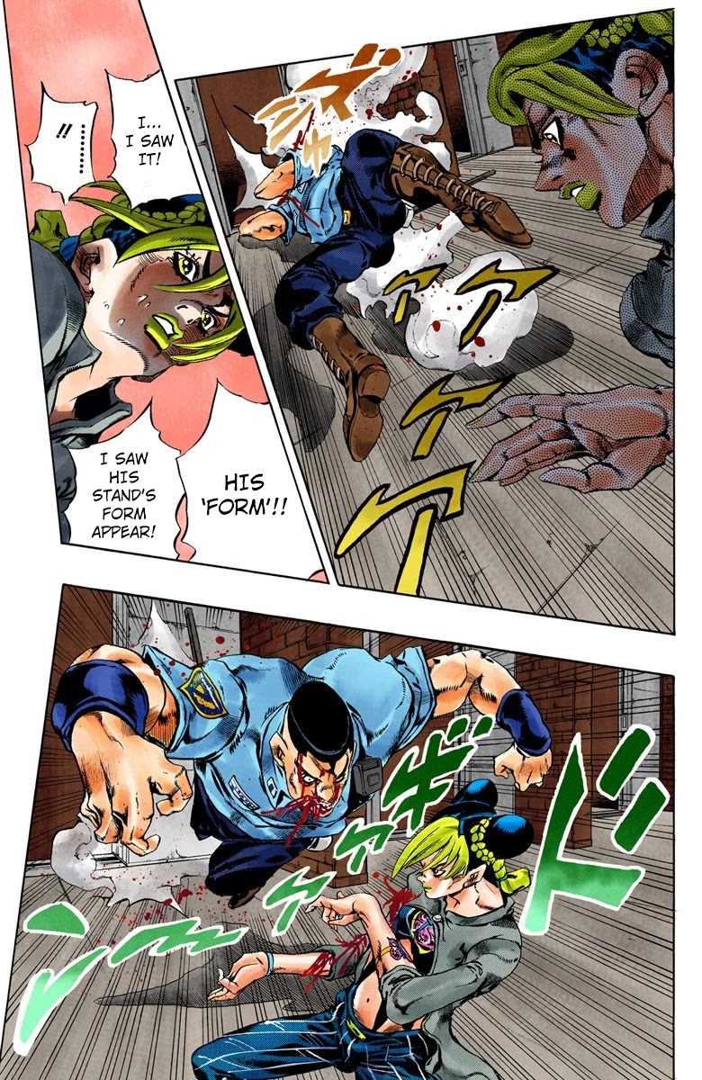 JoJo's Bizarre Adventure Part 6 - Stone Ocean (Official Colored) chapter 63 page 9