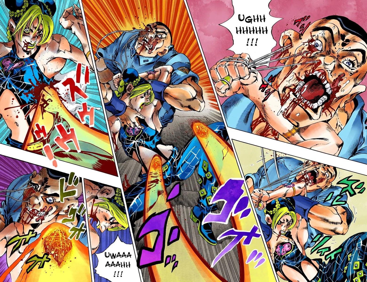 JoJo's Bizarre Adventure Part 6 - Stone Ocean (Official Colored) chapter 64 page 14