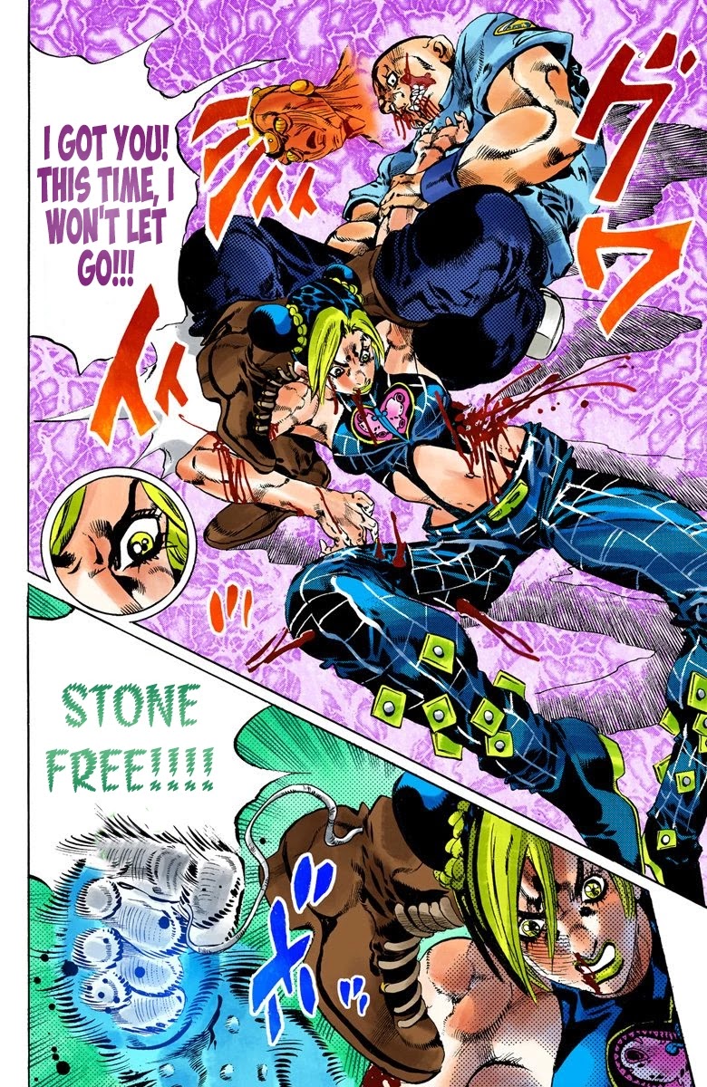 JoJo's Bizarre Adventure Part 6 - Stone Ocean (Official Colored) chapter 64 page 17