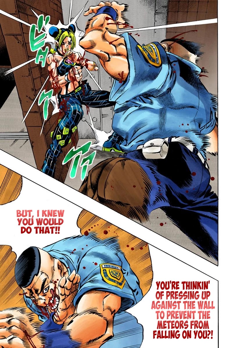 JoJo's Bizarre Adventure Part 6 - Stone Ocean (Official Colored) chapter 65 page 13