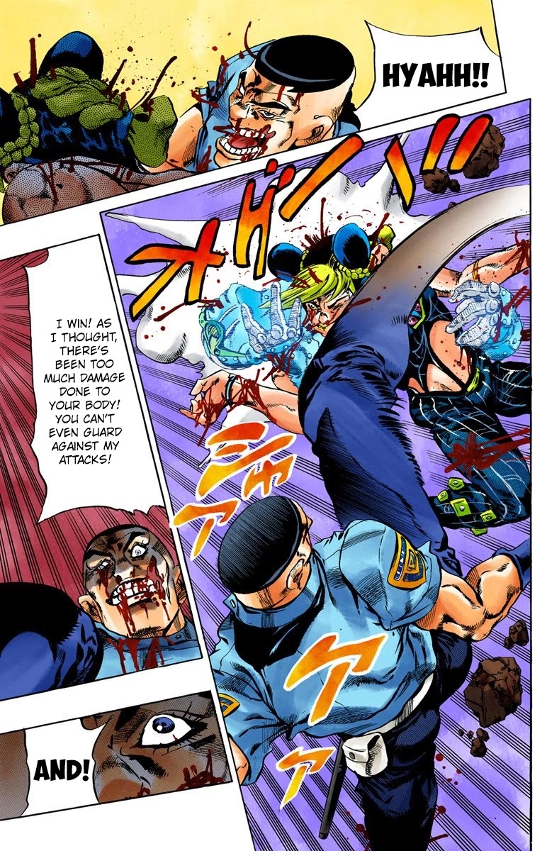 JoJo's Bizarre Adventure Part 6 - Stone Ocean (Official Colored) chapter 65 page 15