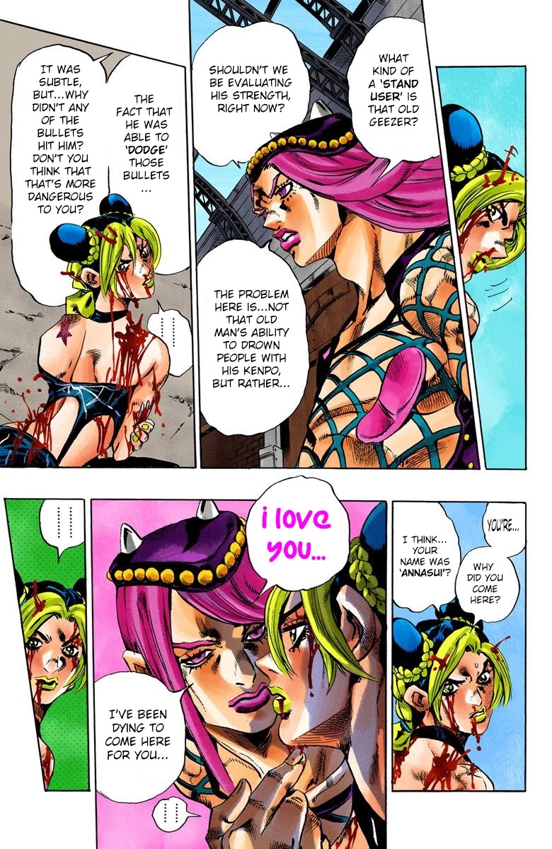 JoJo's Bizarre Adventure Part 6 - Stone Ocean (Official Colored) chapter 68 page 11