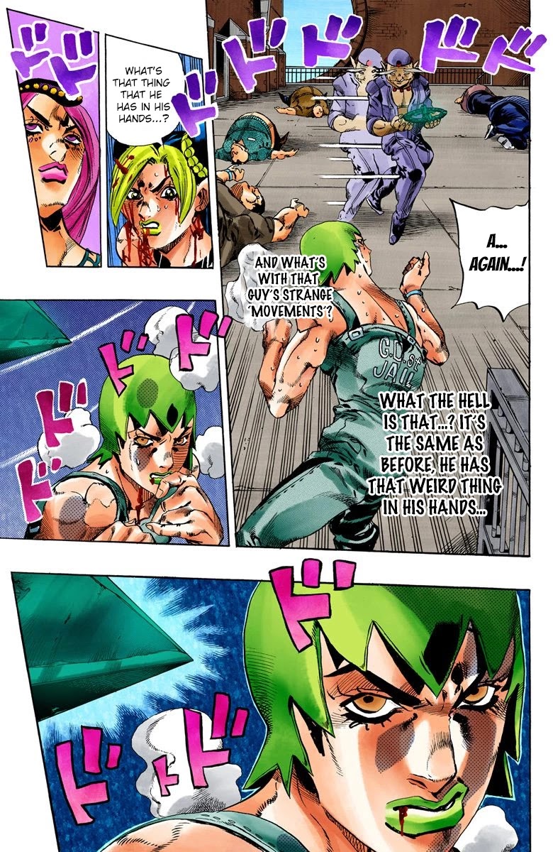 JoJo's Bizarre Adventure Part 6 - Stone Ocean (Official Colored) chapter 68 page 17