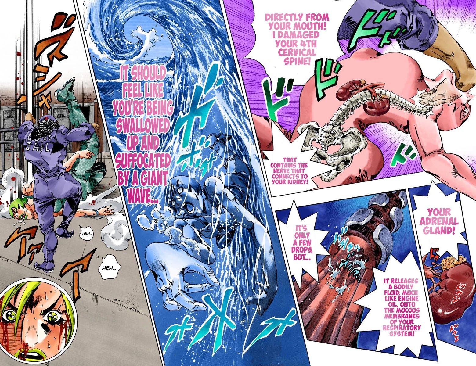 JoJo's Bizarre Adventure Part 6 - Stone Ocean (Official Colored) chapter 68 page 5