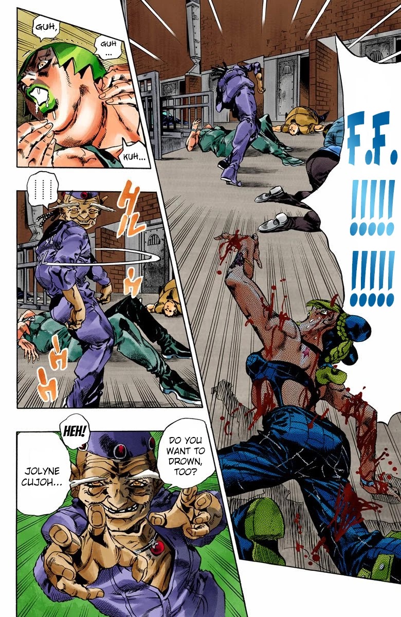 JoJo's Bizarre Adventure Part 6 - Stone Ocean (Official Colored) chapter 68 page 6