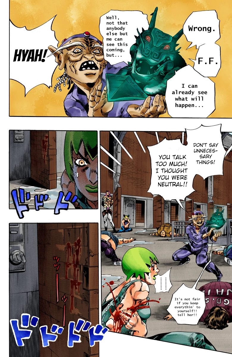 JoJo's Bizarre Adventure Part 6 - Stone Ocean (Official Colored) chapter 69 page 8