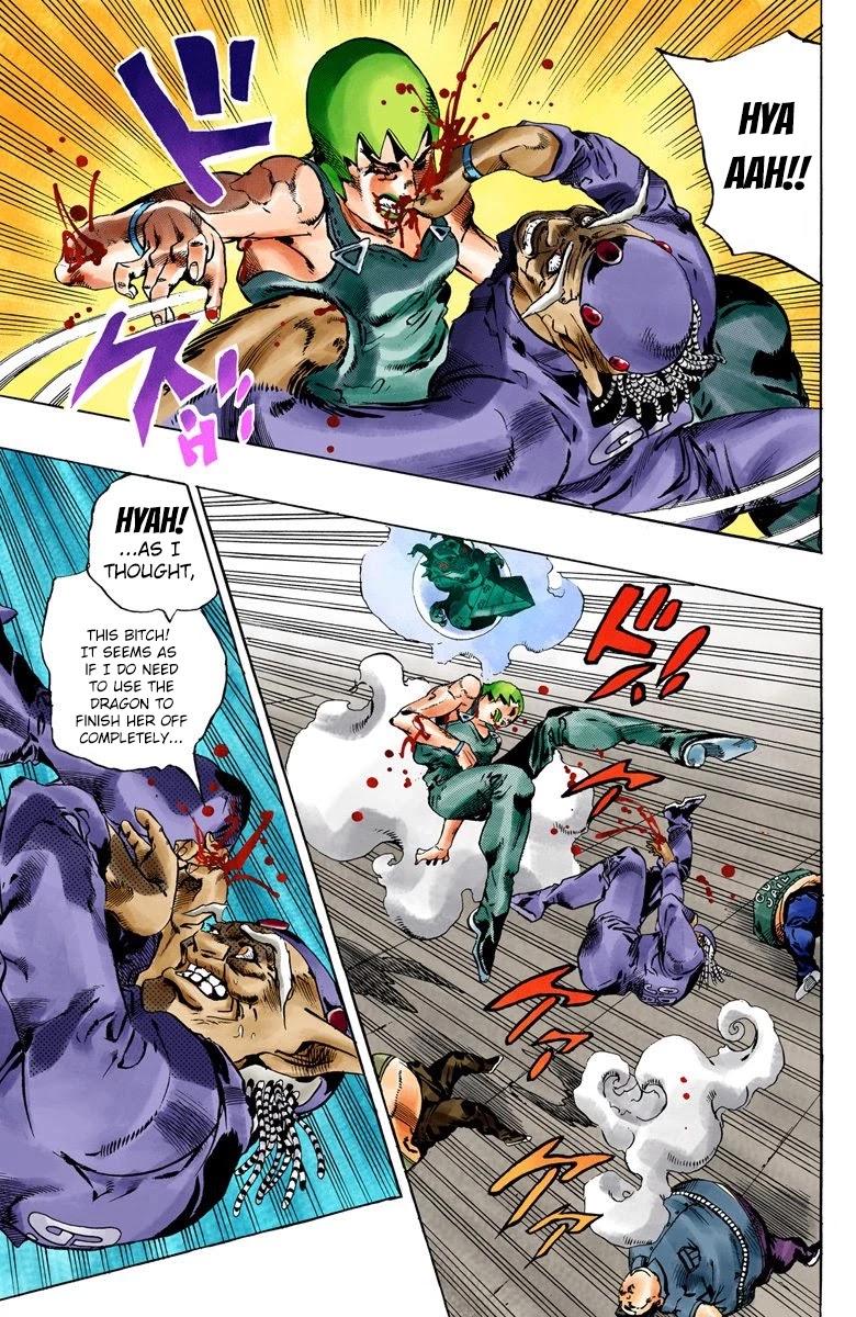 JoJo's Bizarre Adventure Part 6 - Stone Ocean (Official Colored) chapter 70 page 10