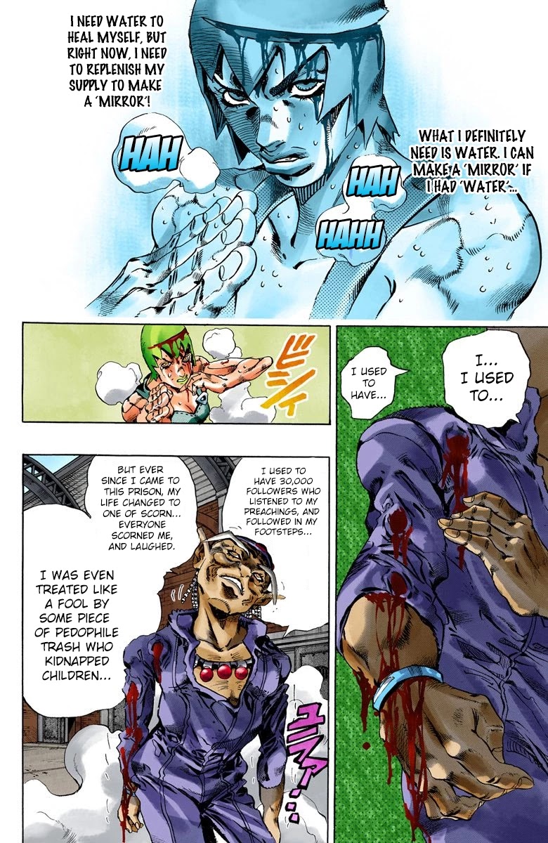 JoJo's Bizarre Adventure Part 6 - Stone Ocean (Official Colored) chapter 71 page 9