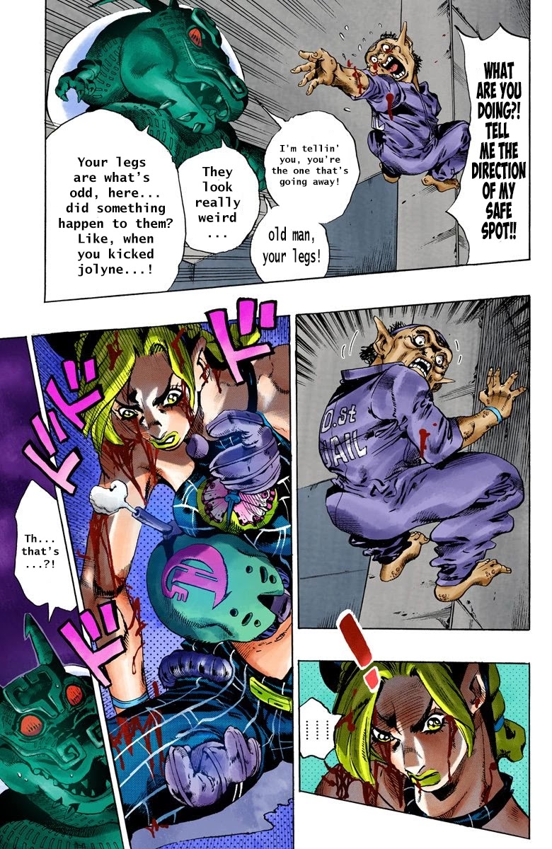 JoJo's Bizarre Adventure Part 6 - Stone Ocean (Official Colored) chapter 74 page 11