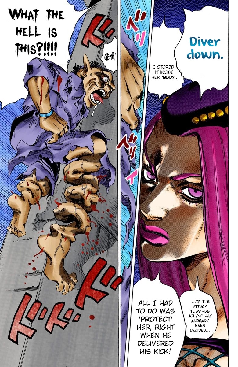 JoJo's Bizarre Adventure Part 6 - Stone Ocean (Official Colored) chapter 74 page 13