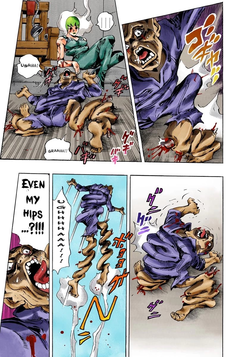 JoJo's Bizarre Adventure Part 6 - Stone Ocean (Official Colored) chapter 74 page 17