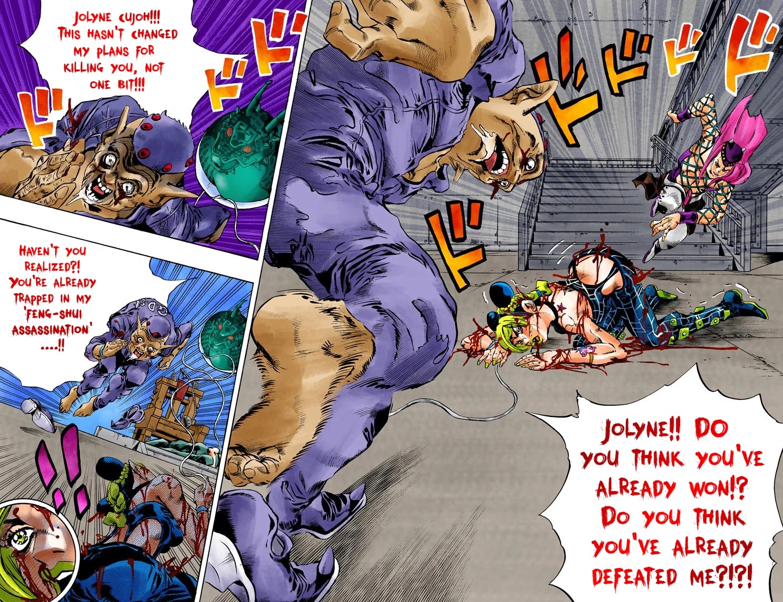 JoJo's Bizarre Adventure Part 6 - Stone Ocean (Official Colored) chapter 74 page 3