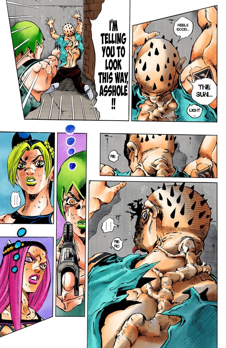 JoJo's Bizarre Adventure Part 6 - Stone Ocean (Official Colored) chapter 76 page 11