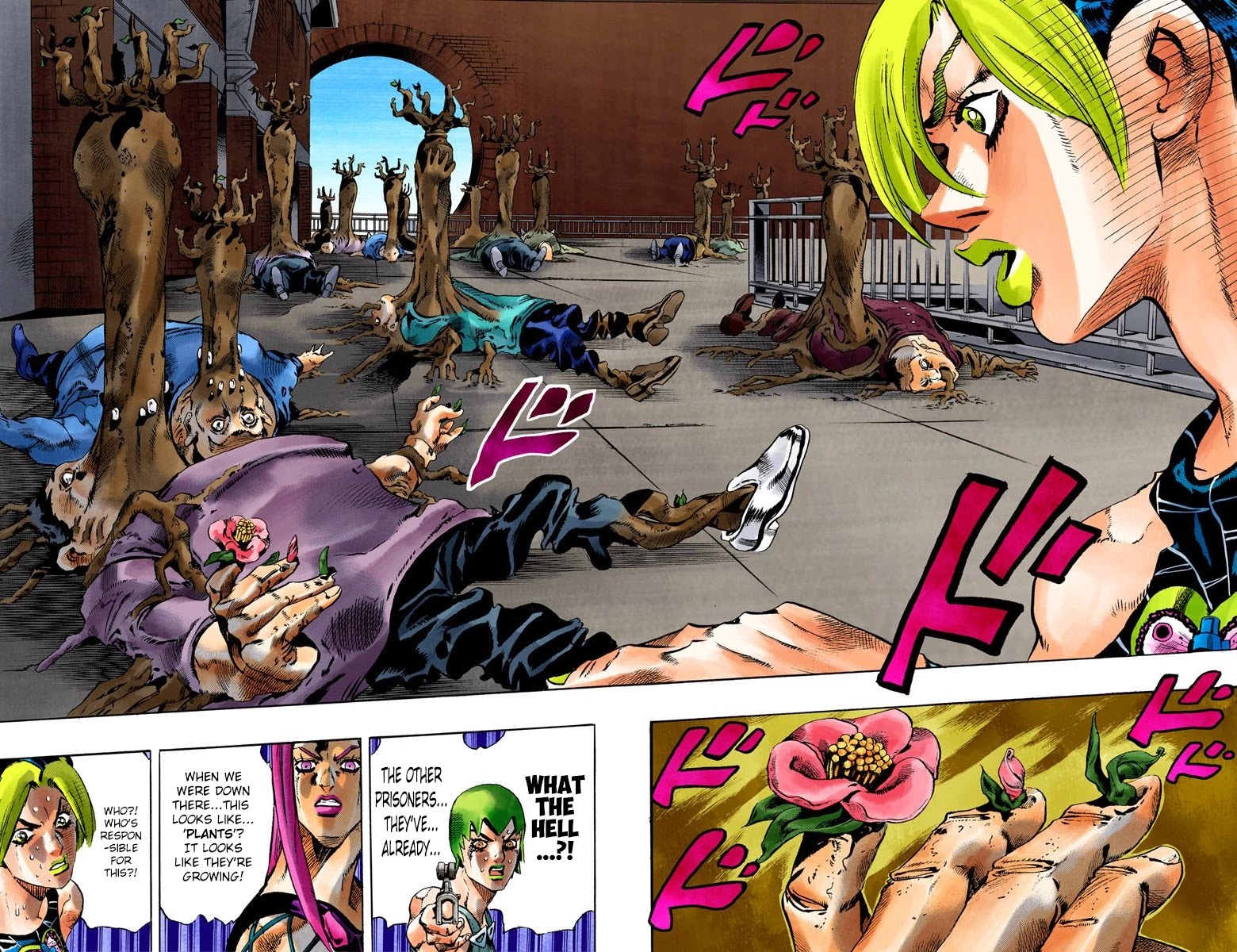 JoJo's Bizarre Adventure Part 6 - Stone Ocean (Official Colored) chapter 76 page 15