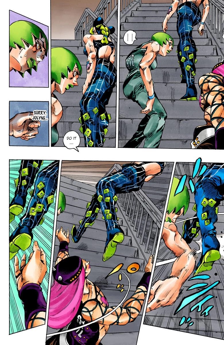 JoJo's Bizarre Adventure Part 6 - Stone Ocean (Official Colored) chapter 76 page 4