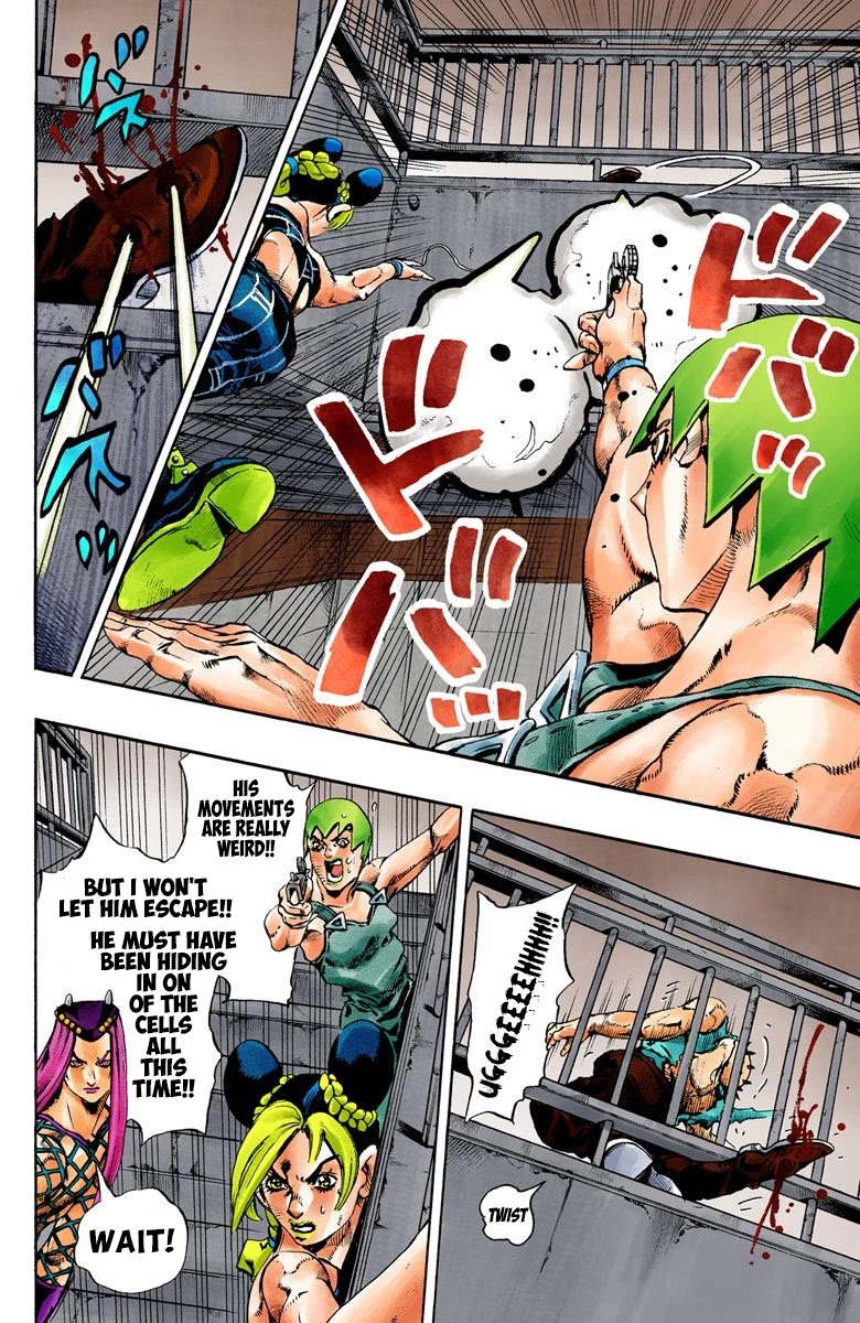 JoJo's Bizarre Adventure Part 6 - Stone Ocean (Official Colored) chapter 76 page 8