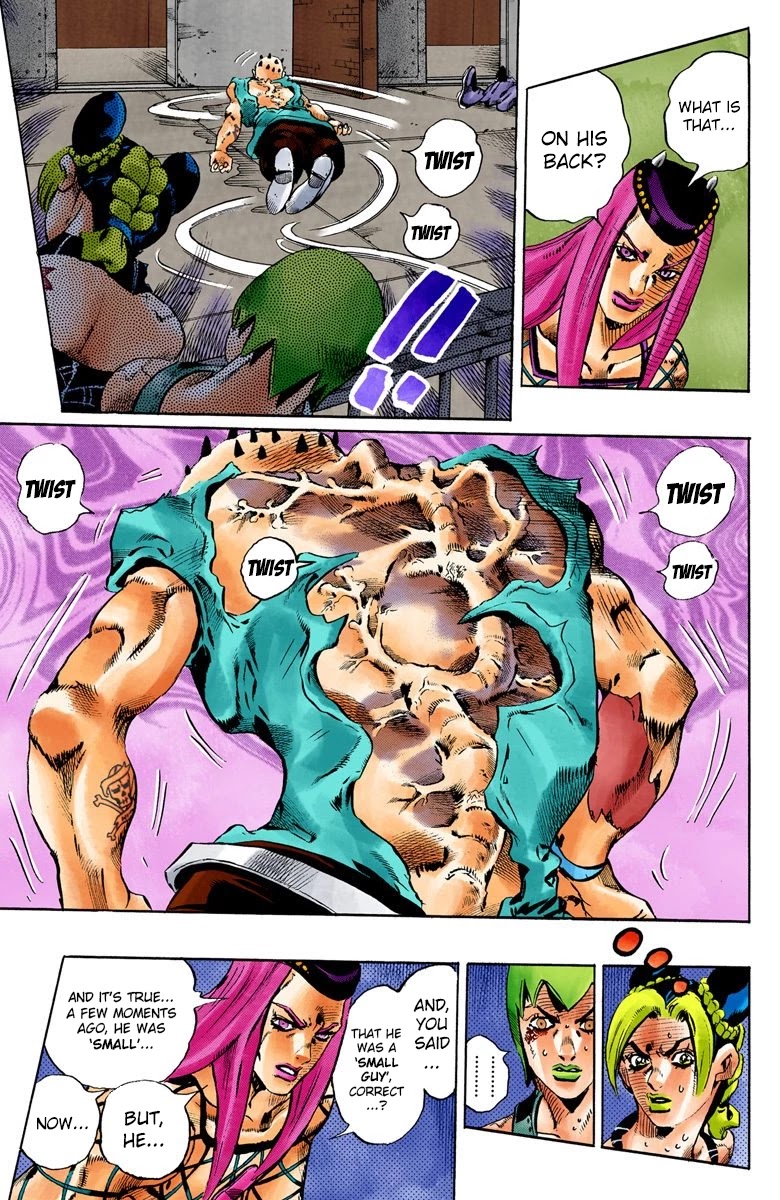 JoJo's Bizarre Adventure Part 6 - Stone Ocean (Official Colored) chapter 76 page 9