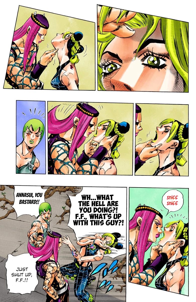 JoJo's Bizarre Adventure Part 6 - Stone Ocean (Official Colored) chapter 77 page 7