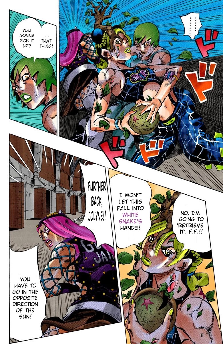 JoJo's Bizarre Adventure Part 6 - Stone Ocean (Official Colored) chapter 78 page 6