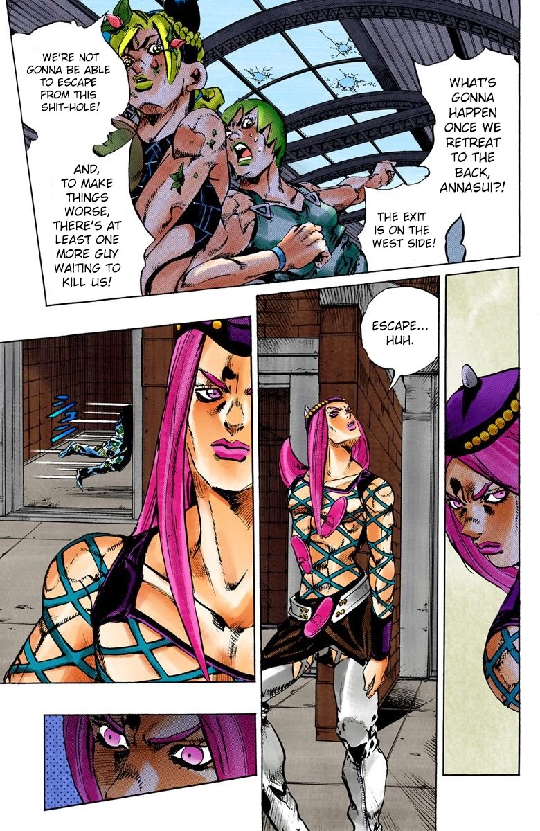 JoJo's Bizarre Adventure Part 6 - Stone Ocean (Official Colored) chapter 78 page 7