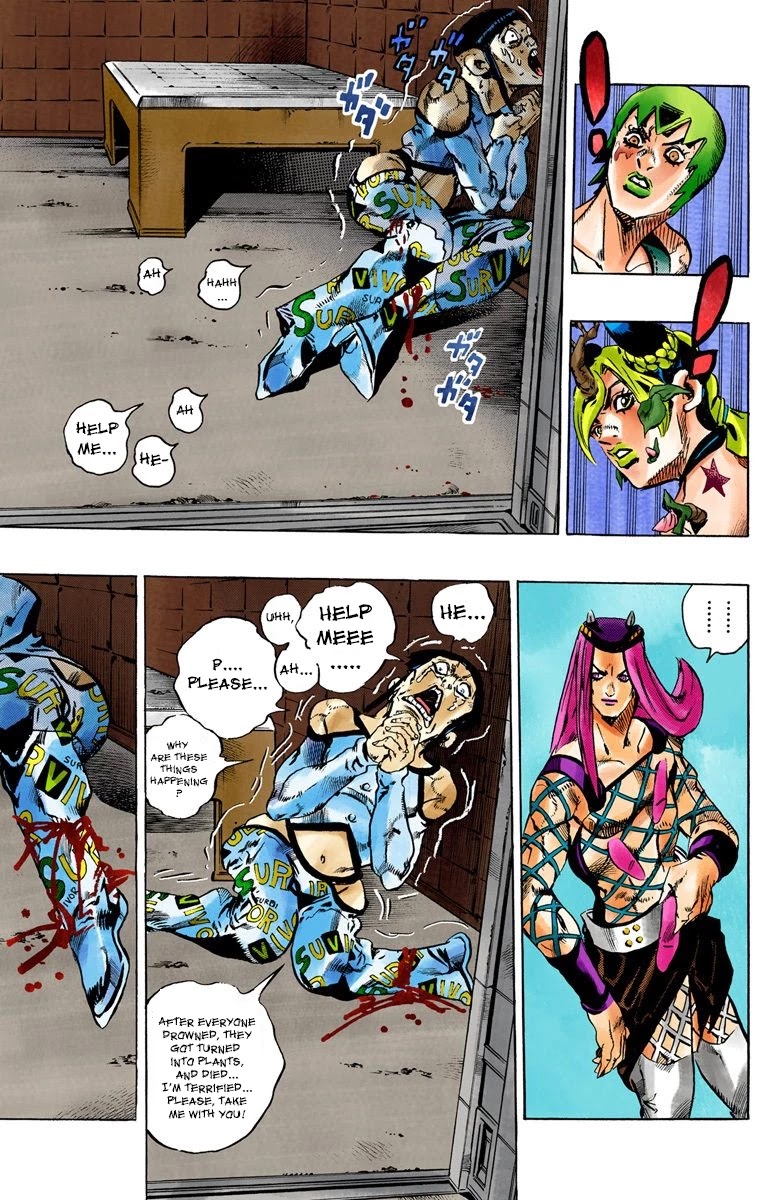 JoJo's Bizarre Adventure Part 6 - Stone Ocean (Official Colored) chapter 78 page 9