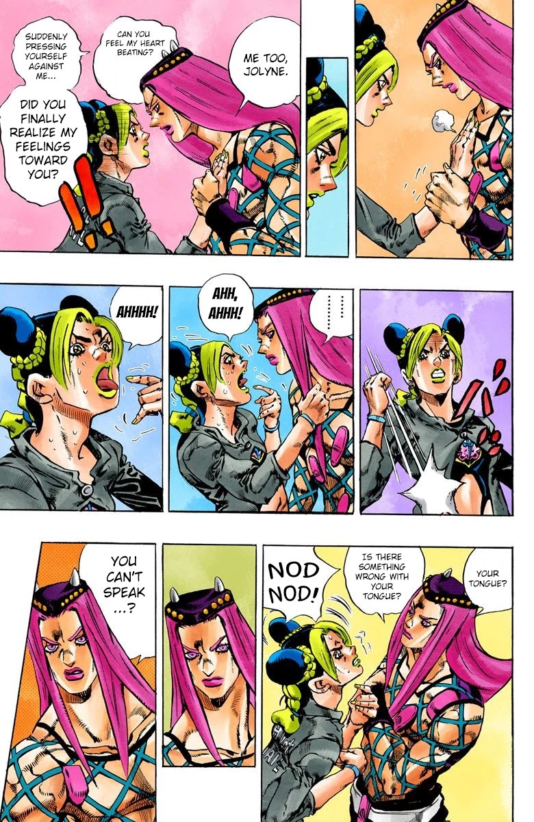 JoJo's Bizarre Adventure Part 6 - Stone Ocean (Official Colored) chapter 81 page 14