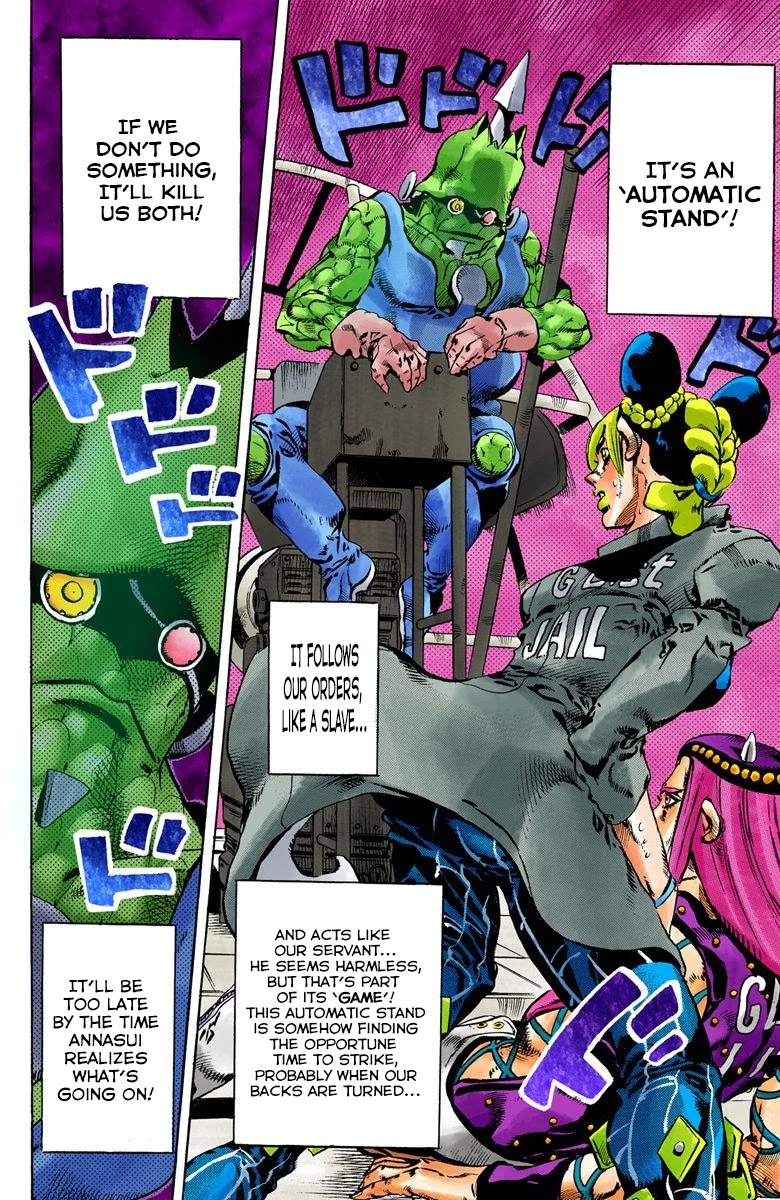 JoJo's Bizarre Adventure Part 6 - Stone Ocean (Official Colored) chapter 81 page 17