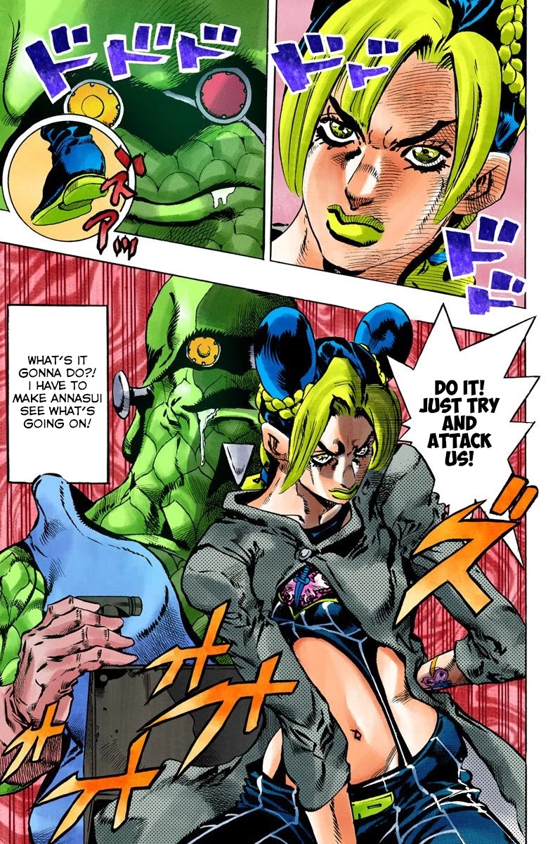 JoJo's Bizarre Adventure Part 6 - Stone Ocean (Official Colored) chapter 81 page 18