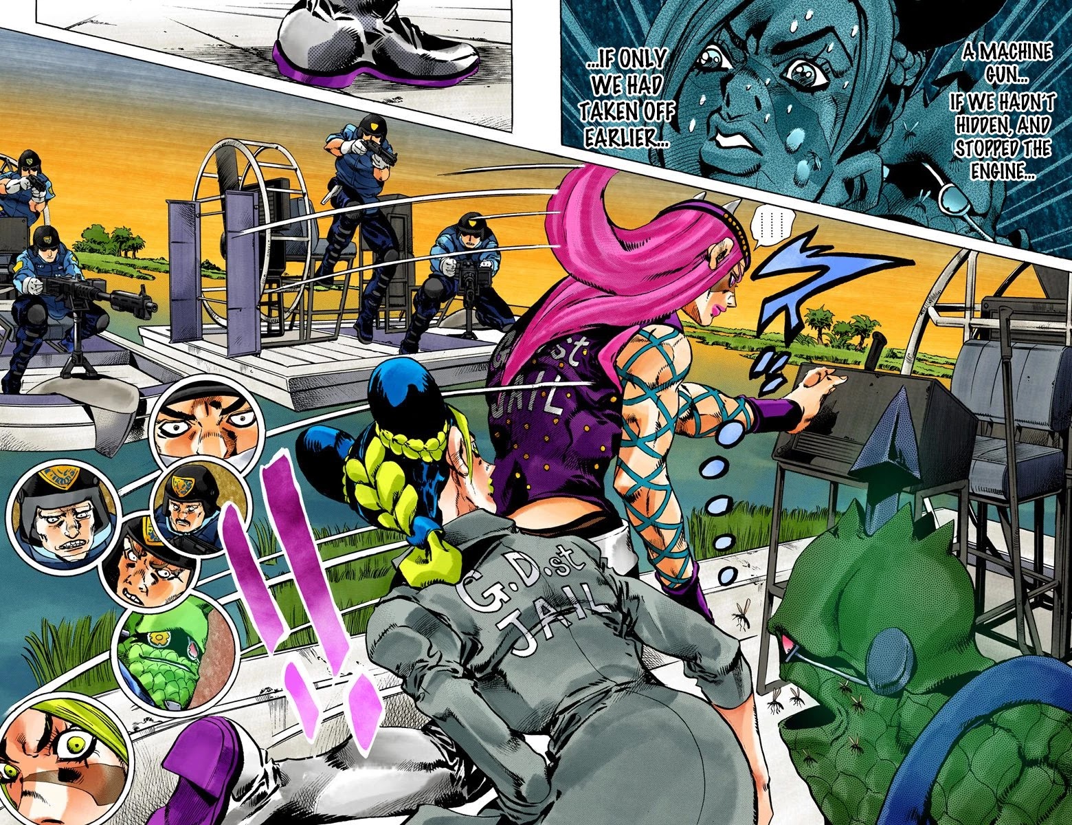 JoJo's Bizarre Adventure Part 6 - Stone Ocean (Official Colored) chapter 81 page 2