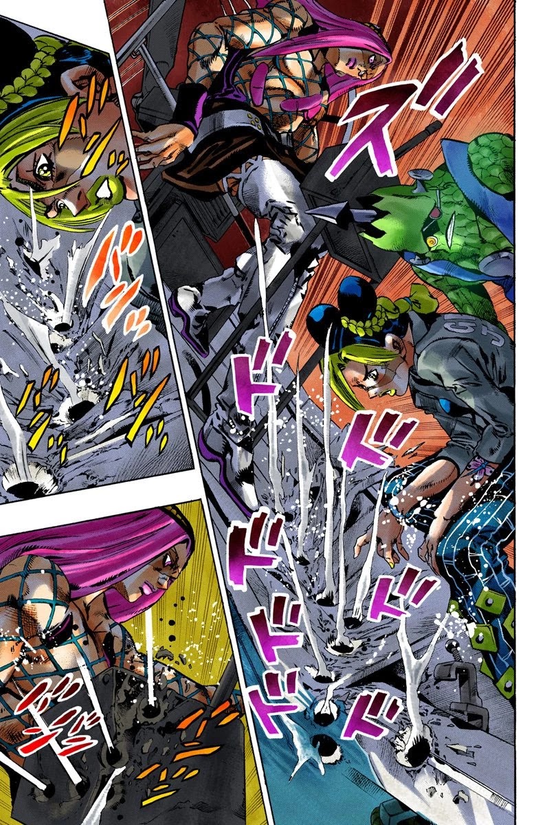 JoJo's Bizarre Adventure Part 6 - Stone Ocean (Official Colored) chapter 81 page 4