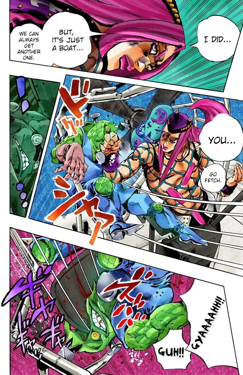 JoJo's Bizarre Adventure Part 6 - Stone Ocean (Official Colored) chapter 81 page 5