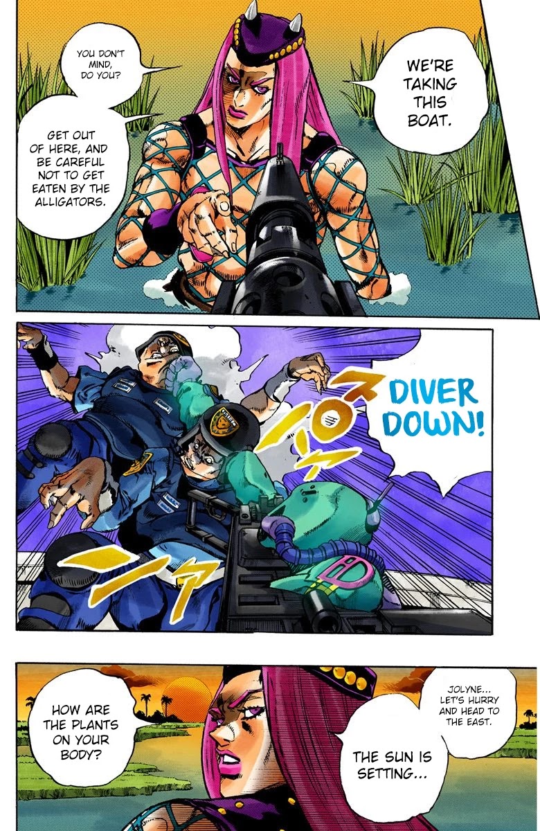 JoJo's Bizarre Adventure Part 6 - Stone Ocean (Official Colored) chapter 81 page 7