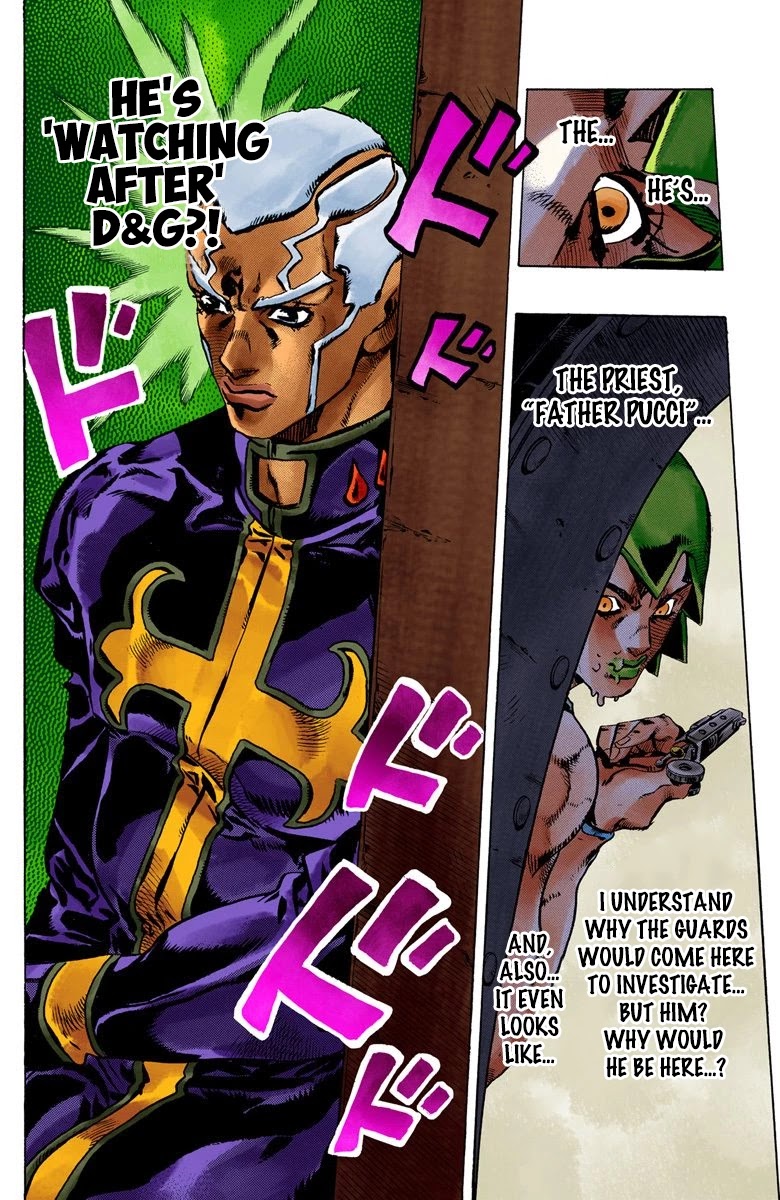 JoJo's Bizarre Adventure Part 6 - Stone Ocean (Official Colored) chapter 82 page 14