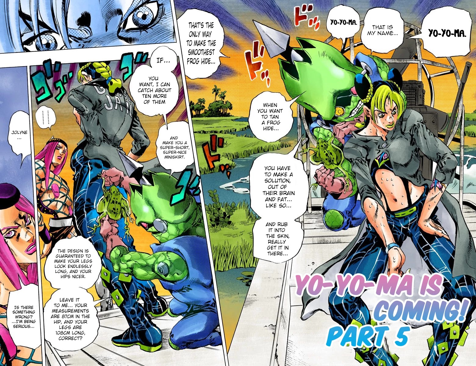 JoJo's Bizarre Adventure Part 6 - Stone Ocean (Official Colored) chapter 82 page 3