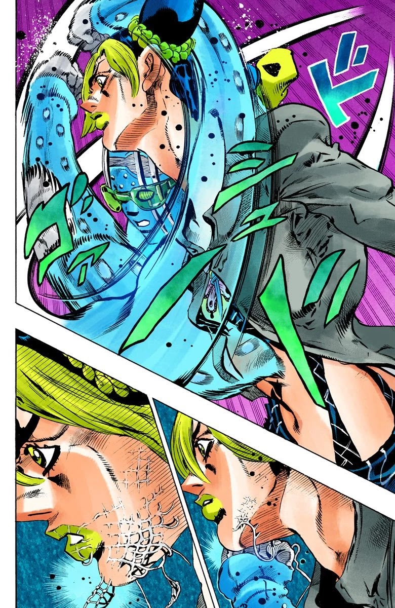 JoJo's Bizarre Adventure Part 6 - Stone Ocean (Official Colored) chapter 82 page 6