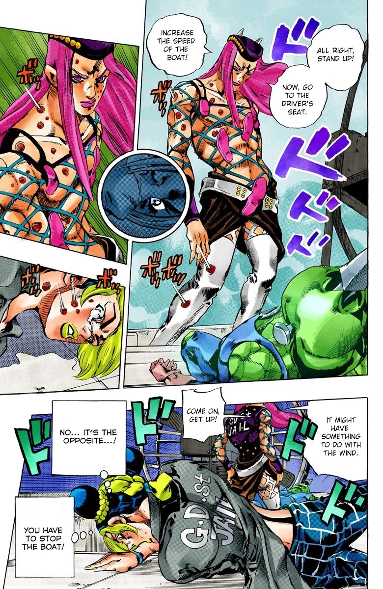 JoJo's Bizarre Adventure Part 6 - Stone Ocean (Official Colored) chapter 83 page 10