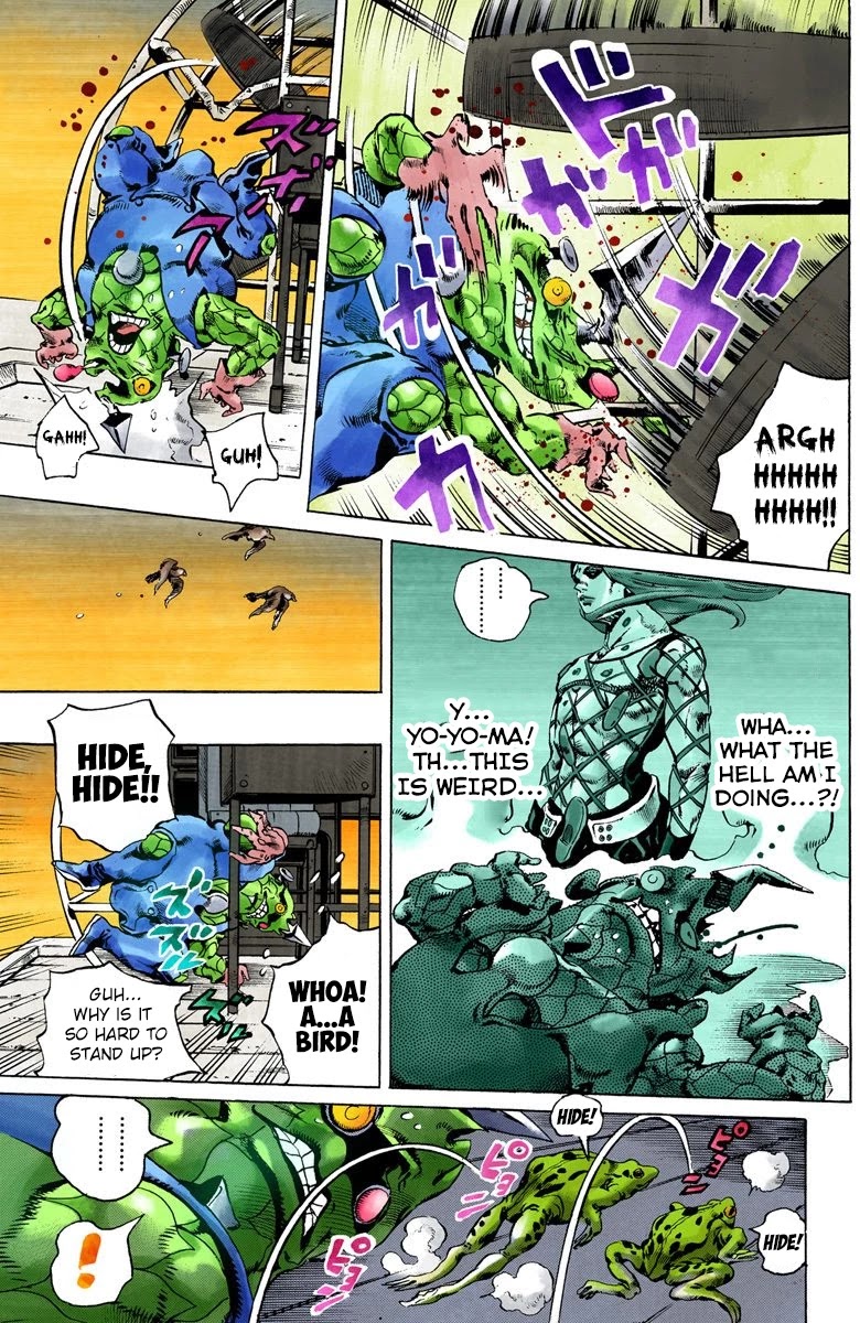 JoJo's Bizarre Adventure Part 6 - Stone Ocean (Official Colored) chapter 83 page 15