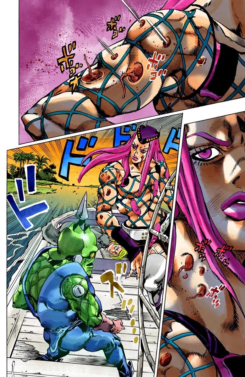 JoJo's Bizarre Adventure Part 6 - Stone Ocean (Official Colored) chapter 83 page 3