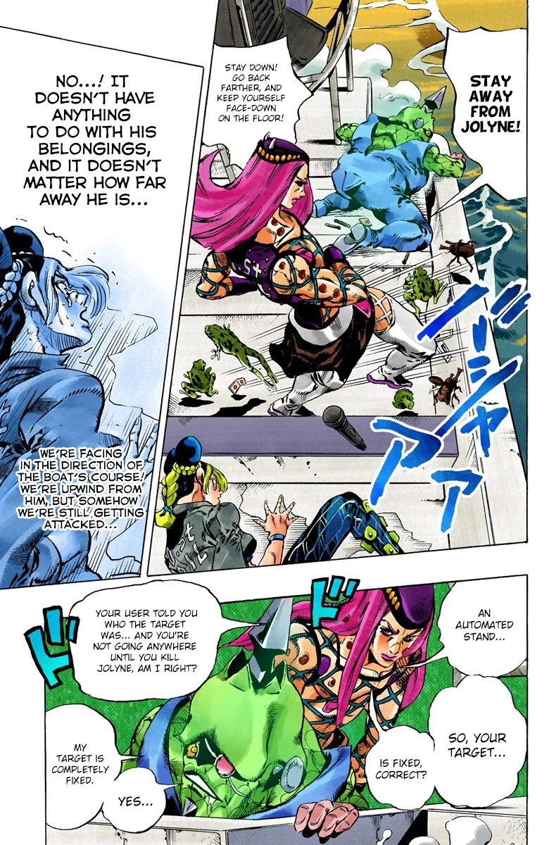 JoJo's Bizarre Adventure Part 6 - Stone Ocean (Official Colored) chapter 83 page 6