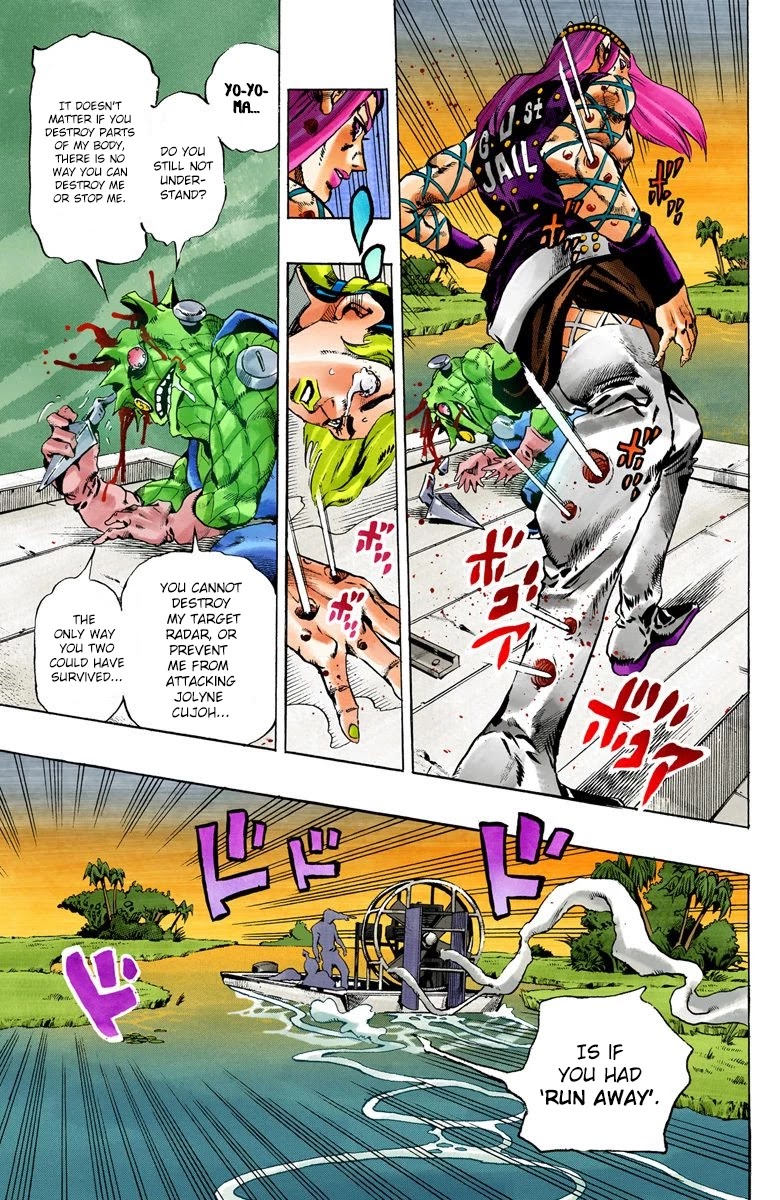 JoJo's Bizarre Adventure Part 6 - Stone Ocean (Official Colored) chapter 83 page 8