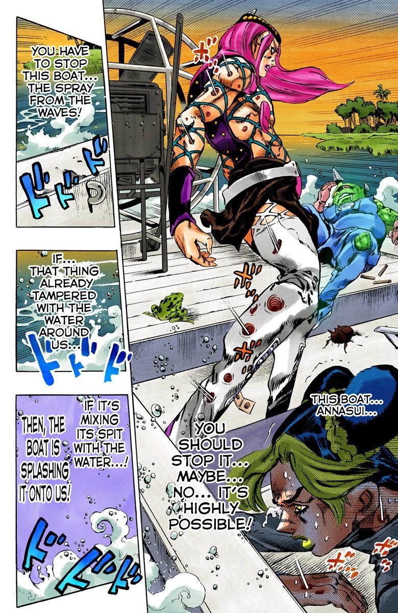 JoJo's Bizarre Adventure Part 6 - Stone Ocean (Official Colored) chapter 83 page 9