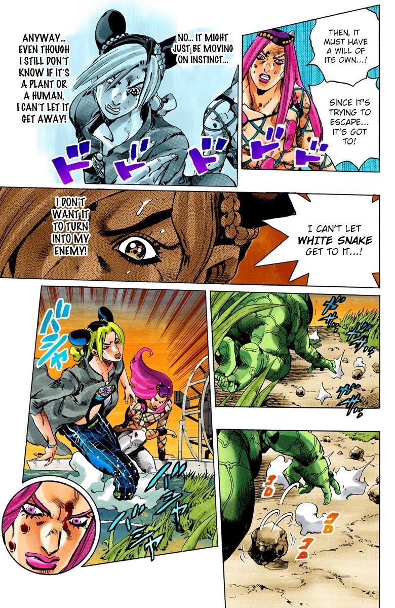 JoJo's Bizarre Adventure Part 6 - Stone Ocean (Official Colored) chapter 86 page 6