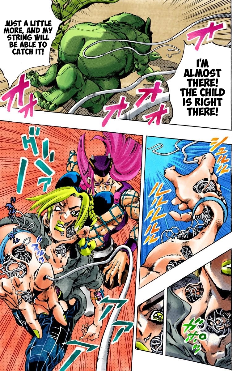 JoJo's Bizarre Adventure Part 6 - Stone Ocean (Official Colored) chapter 87 page 10